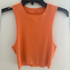 Orange Aerie tank perfect for summer!